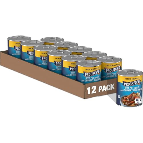 12 Pack Progresso Beef Pot Roast W/Vegetables Canned Soup