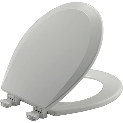 Bemis 500EC 062 Toilet Seat 1-Pack Round Ice Grey