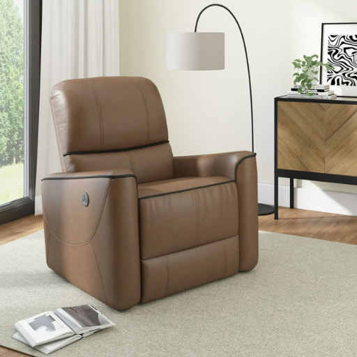 Hillsdale Provenza Faux Leather Power Recliner w/ USB Port
