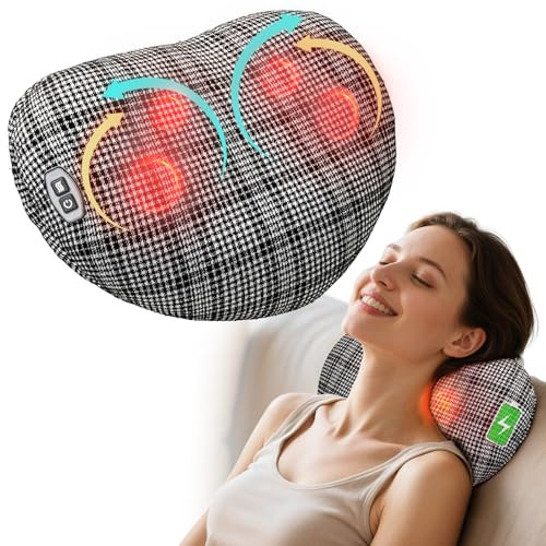 Cordles 120 Minute Back Massager for Pain Relief