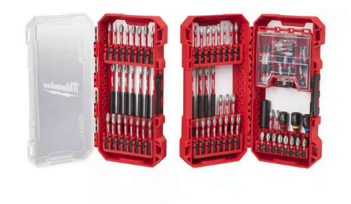 Milwaukee SHOCKWAVE Impact-Duty Alloy Steel Screw Driver Bit 100 PC Set