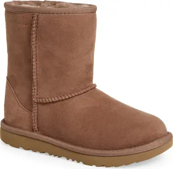 UGG Kids' Classic Short II Water Resistant Genuine Shearling Boots