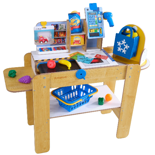 KidKraft Wooden Grocery Store Self-Checkout Center