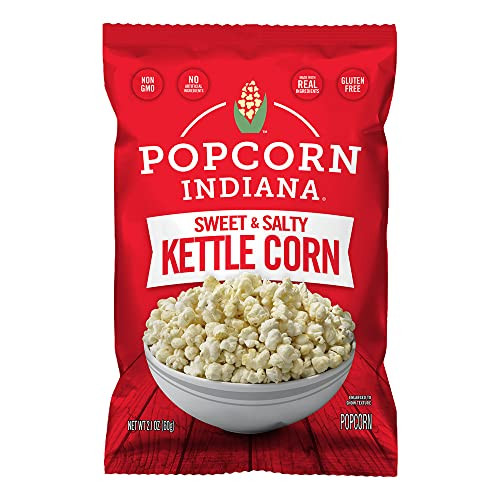 Popcorn Indiana Kettle Corn King Size Bags, 6 Pack
