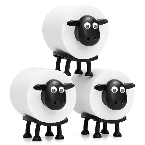 3 PC Toilet Paper Holder Set