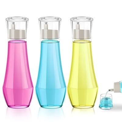 Homkula Glass Mouthwash Dispenser 3-Pack