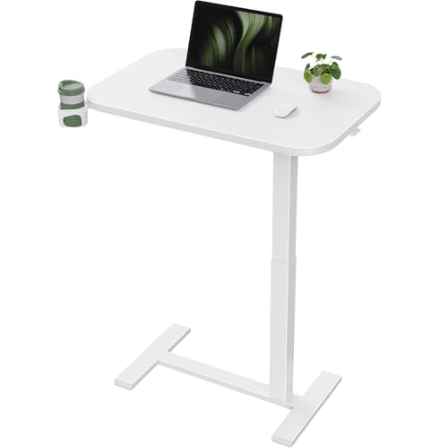 Marsail 28×16″ Overbed Table with Hidden Wheels