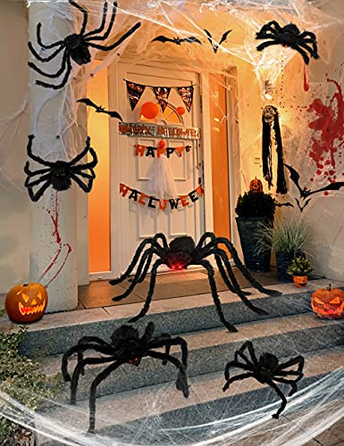 Halloween Plush Spiders Set