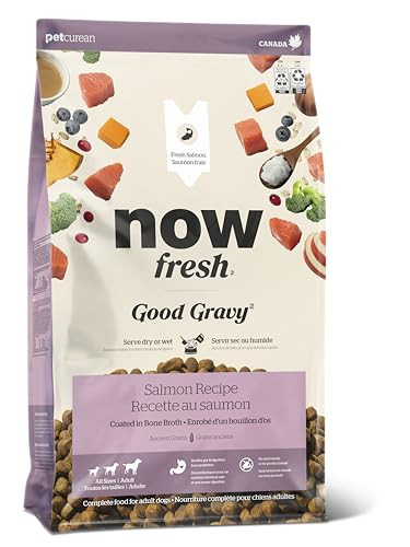 Now Fresh Good Gravy Salmon Adult Dry Dog Food, Salmon Recipe, 3.5 Lbs.
