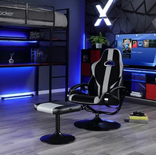 X Rocker Milano Pedestal Gaming Chair w/ Footrest