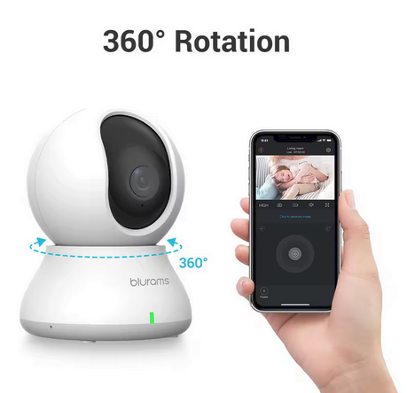 Blurams 2.4＆5G WiFi Indoor Camera