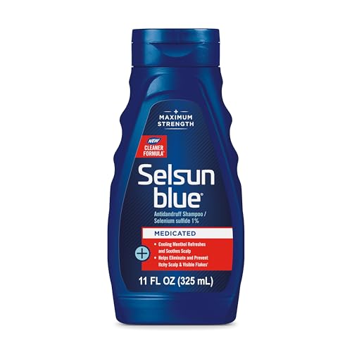 Selsun Blue Medicated Maximum Strength Antidandruff Shampoo 11-Ounce Deal