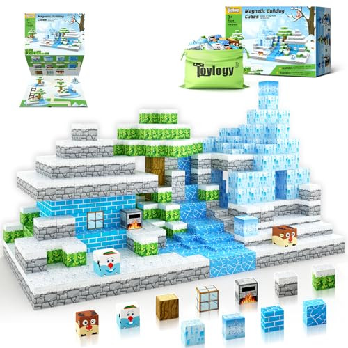 Toylogy Magnetic STEM Blocks Ice Edition