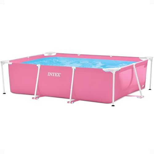 INTEX Metal Frame 7 ft x 5 ft x 23.5 in Above Ground Pool Set