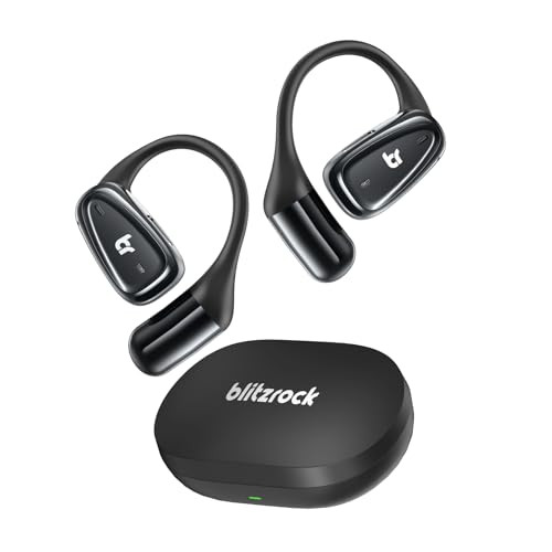 BlitzRock Bluetooth 5.4 Open Ear Headphones Wireless Earbuds