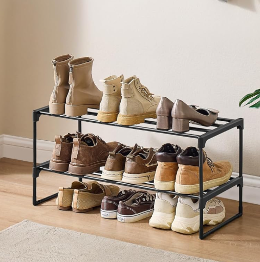 SONGMICS 2-Tier Shoe Organizer