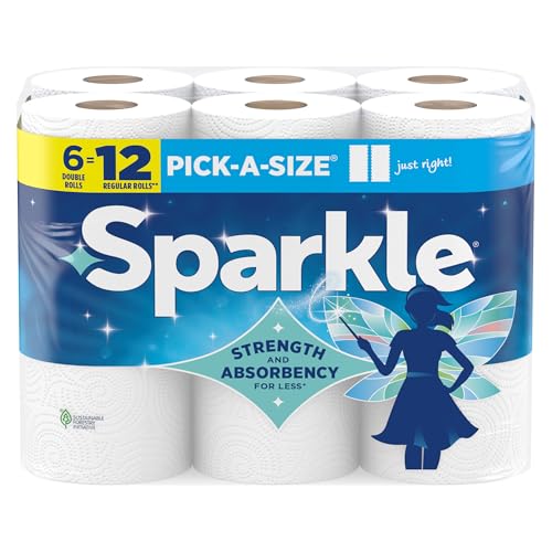 Sparkle Pick-A-Size Paper Towels, 6 Double Rolls Deal