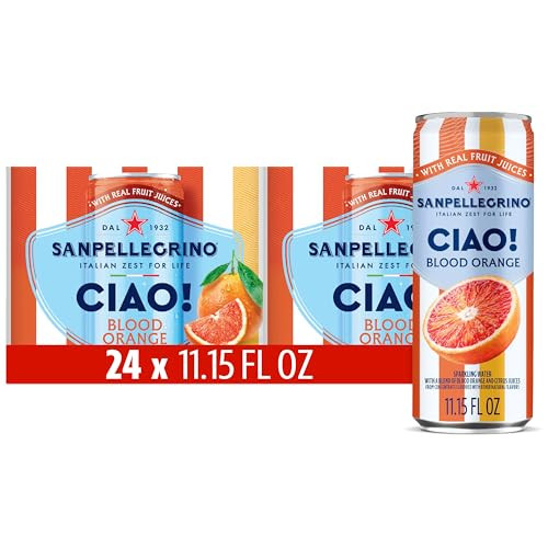 San Pellegrino Sparkling Water Blood Orange 24-Pack, 11.15 Fl. Oz.