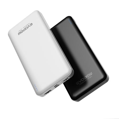 2-Pack of  10000mAh Portable Slim Power Banks