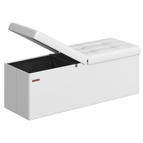 SONGMICS MAZIE Collection 43 Inches Storage Ottoman Bench with Flipping Lid Deal