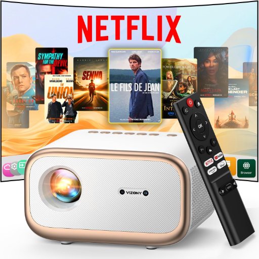 E1 Pro Netflix-Certified Smart Projector