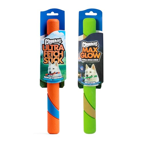 Chuckit! Interactive Dog Toy Ultra Fetch Stick Day & Night Bundle Deal