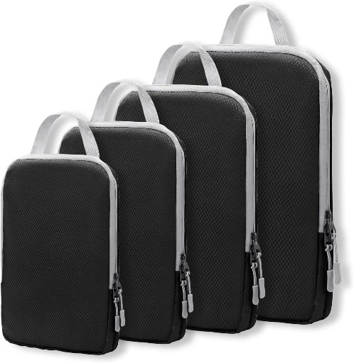 4 Set of WOOMADA Compression Packing Cubes