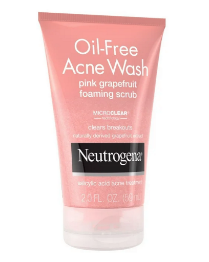 Neutrogena Oil-Free Pink Grapefruit Acne Wash Face Scrub