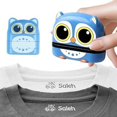 Customizable Name Stamp for Clothing
