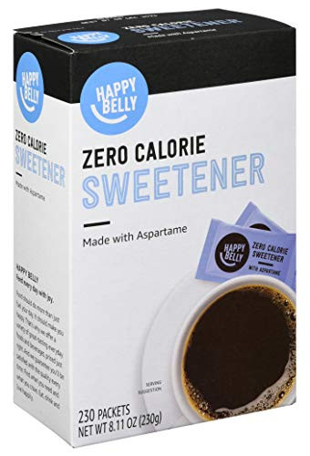 Happy Belly Zero Calorie Blue Aspartame Sweetener Powder Packet