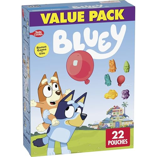 Betty Crocker Bluey Fruit Snacks, 22 Count