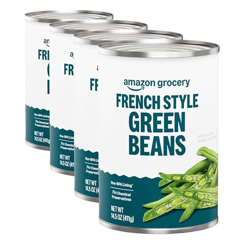 Amazon Fresh French Style Green Beans 14.5 Oz (Pack of 4) Deal