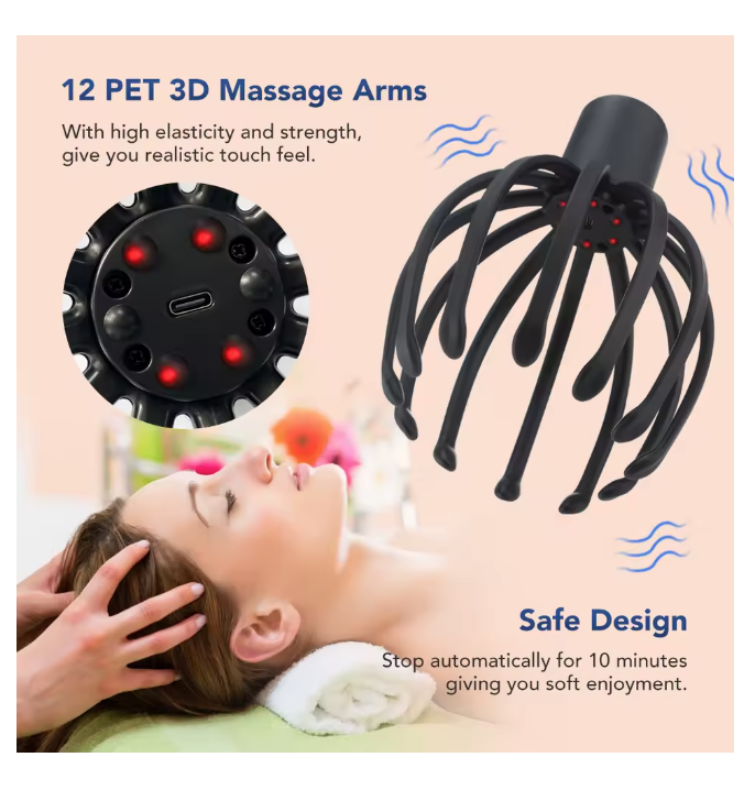 Electric Octopus Claw Scalp Massager