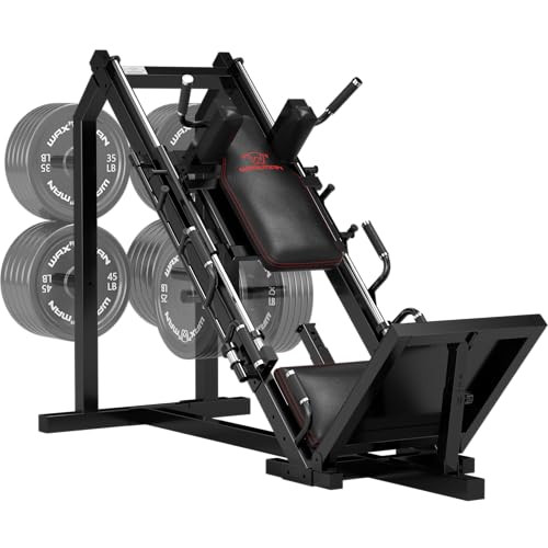 Waxman Leg Press Hack Squat Machine Combo