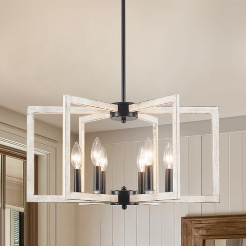 Rustic Geometric Farmhouse Chandelier
