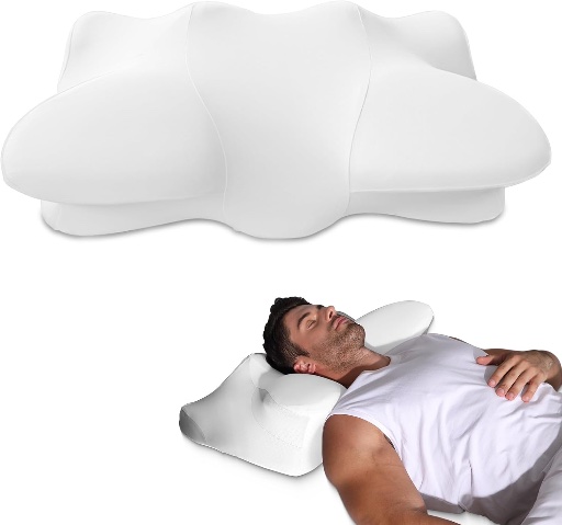 Dual-Height Cervical Neck Pillow