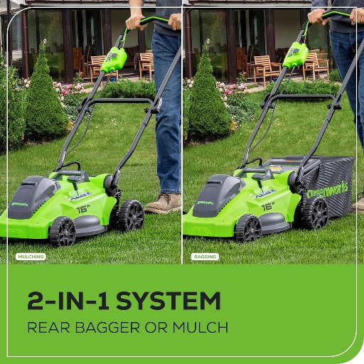 Greenworks 40V 16" Brushless Cordless Lawn Mower
