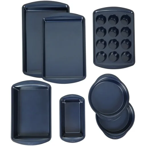 7-Piece Wilton Diamond-Infused Steel Non-Stick Baking Set