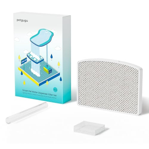 PETGUGU Cat Water Fountain Replacement Filters