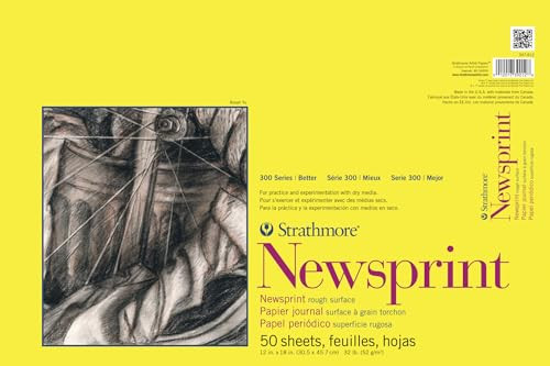 Strathmore 300 Series Newsprint Art Paper Pad