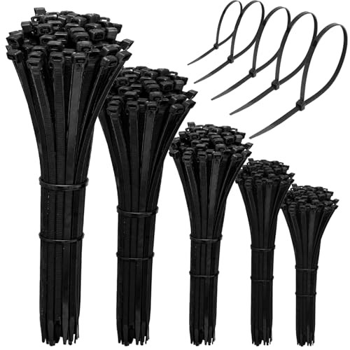 OUPEN Cable Zip Tie Multi-Purpose Nylon Zip Ties (600-Pack)
