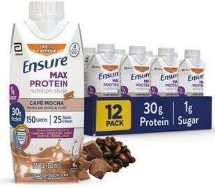 12-Count Ensure Max Protein Shake, Cafe Mocha