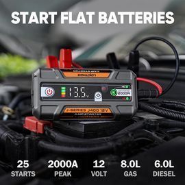 Lokithor J400 2000A 12V Portable Lithium Jump Starter W/ConnectMax Tech