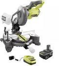 Ryobi 18V ONE+ 7-1/4" Compound Miter Saw w/4.0 Ah Lithium-Ion Battery & Charger
