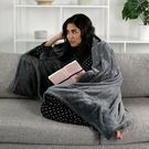 Brookstone Heated Cozy Throw