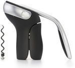 OXO Steel Vertical Lever Corkscrew w/Removable Foil Cutter