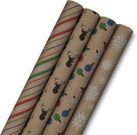 Hallmark 4 Pack Recyclable Christmas Wrapping Paper