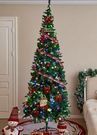 Bshapplus 9 ft Pre-Lit Artificial Pencil Christmas Tree
