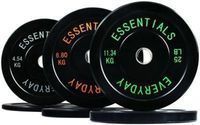 BalanceFrom Black Bumper Plate Set