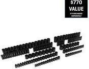 Kobalt 139 Piece Standard & Metric 1/2" 3/8" Drive Socket Set